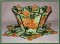 BFC0301 Lace Bowl & doily-Watercolor Roses
