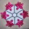 BFC0304 Lace Bowl & Doily  Watercolor Orchids