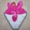 BFC0304 Lace Bowl & Doily  Watercolor Orchids