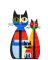 BFC32015 Cat Family à la Mondrian