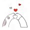 Cat Heart Hands