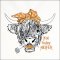 BFC31614  Romantic Scottish Cow