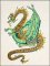 BFC31757 Delight's Green and Brown Dragon