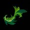BFC31877 Electric Green Fractal