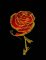 BFC31881 Red & Gold Rose