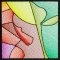 BFC31898 Stained Glass Quilt Block 5