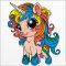 BFC31988 Pretty Lady Unicorn