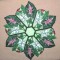 BFC0322  Lace Bowl & Doily  Caladium