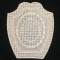 BFC0327   Lace Bowl & Doily  Three Dimensional Dogwood