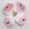 BFC0327   Lace Bowl & Doily  Three Dimensional Dogwood