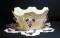 BFC0327   Lace Bowl & Doily  Three Dimensional Dogwood