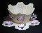 BFC0327   Lace Bowl & Doily  Three Dimensional Dogwood