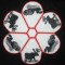 BFC0328  Lace Bowl & Doily  Canada Day