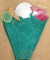 BFC0340 Lace Bowl & Doily  Coral Reef