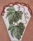 BFC0343 Lace Bowl & Doily  Vintage Grapes