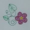 BFC0346 Feathers & Flowers