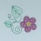 BFC0346 Feathers & Flowers