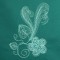 BFC0346 Feathers & Flowers