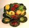 BFC0356 Lace Bowl & Doily Apple Harvest
