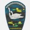 BFC0359   Lace Bowl & Doily Swans and Water Lilies