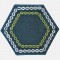 BFC0359   Lace Bowl & Doily Swans and Water Lilies