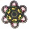 BFC0359   Lace Bowl & Doily Swans and Water Lilies