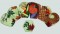 BFC0362  Lace Bowl & Doily Cornucopia