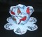 BFC0371 Lace Bowl & Doily Cardinals