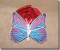BFC0377 Lace Sculpture 3D Butterflies