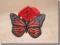 BFC0377 Lace Sculpture 3D Butterflies