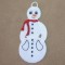 BFC0379 Freestanding Lace Snowman Ornaments