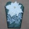 BFC0382 Lace Bowl & Doily Poinsettias