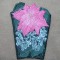 BFC0382 Lace Bowl & Doily Poinsettias