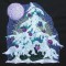 BFC0387 Winter Fantasy Against Black