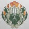 BFC0403 Art Nouveau Quilt Squares I