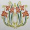 BFC0403 Art Nouveau Quilt Squares I