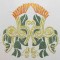 BFC0403 Art Nouveau Quilt Squares I