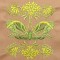 BFC0404 Art Nouveau Quilt Squares II