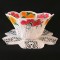 BFC0422 Lace Bowl & Doily Flower Vases