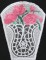 BFC0422 Lace Bowl & Doily Flower Vases
