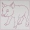 BFC0444 Baby Animal Quiltables