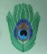 BFC0462 Peacock Feathers
