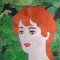 BFC0464 Window - Lady with Lilacs