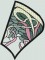 BFC0501 Art Nouveau Stained Glass Peacock Complete