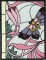 BFC0501 Art Nouveau Stained Glass Peacock Complete