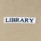 BFC0523 Christmas Village-The Library