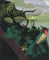 BFC0569 Window - Orchids & The Hummingbird
