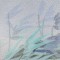 BFC0580 Blue Study with Birds