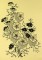 BFC0591 Crystal Flowers - Blackwork