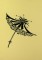 BFC0591 Crystal Flowers - Blackwork